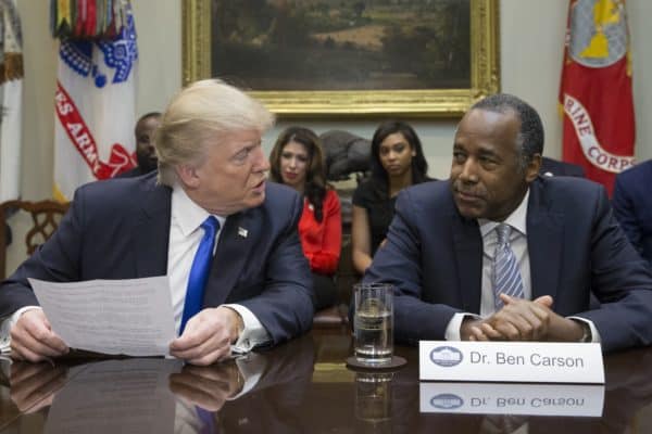 President with Ben Carson