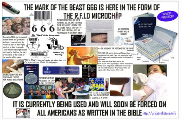 THE MARK OF THE BEAST 666 IS HERE IN THE FORM OF THE R.F.I.D. MICROCHIP