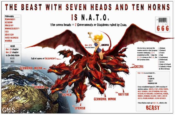 THE BEST WITH SEVEN HEADS AND TEN HORNS IS N.A.T.O