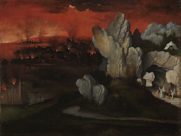 Landscape with the Destruction of Sodom and Gomorrah by Joachim Patinir