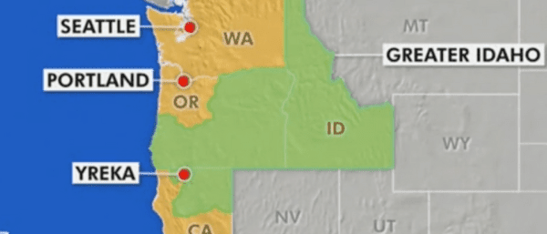 Greater Idaho Map