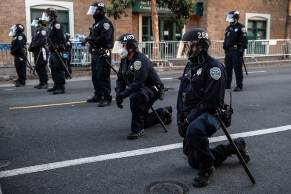 Kneeling Cops