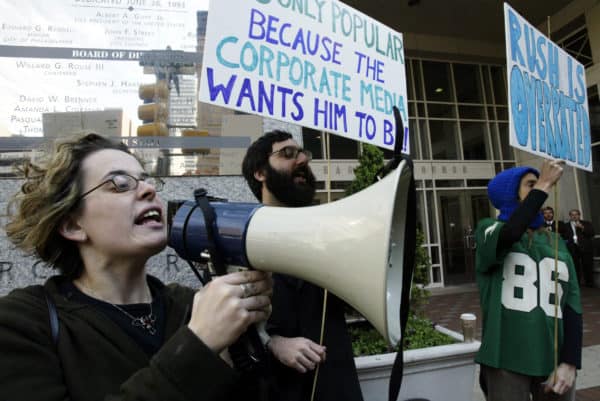 Rush Limbaugh Protest