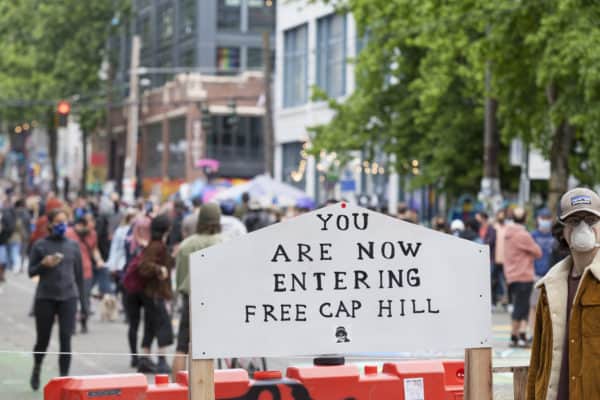 You are now entering free cap hillYou are now entering free cap hill