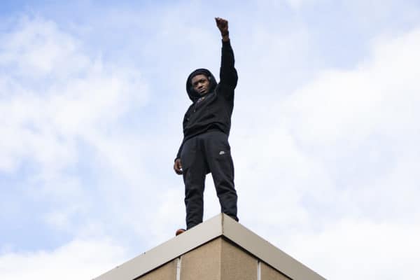 Black Power Fist After Verdict