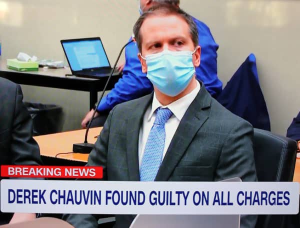 Chauvin Found Guilty Screenshot