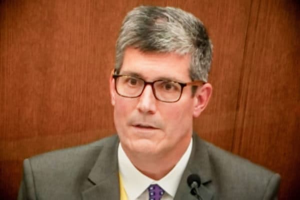 April 9, 2021, Minneapolis, Minnesota : Dr. Andrew Baker, Chief Medical Examiner of Hennepin County, testifies during the trial of former Minneapolis police officer Derek Chauvin. (Credit Image: © Pool Video Via Court Tv via ZUMA Wire)