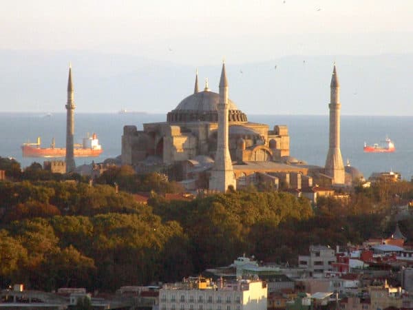 Hagia Sophia, the cathedral of Constantinople at the time of the schism
