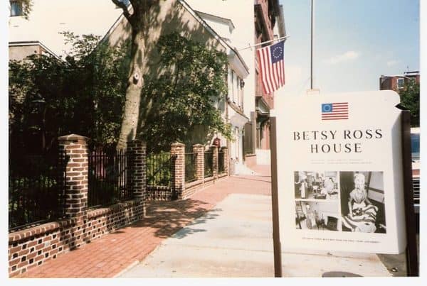 The “Betsy Ross House” in Pennsylvania. (Credit image: avishai teicher via Wikimedia)