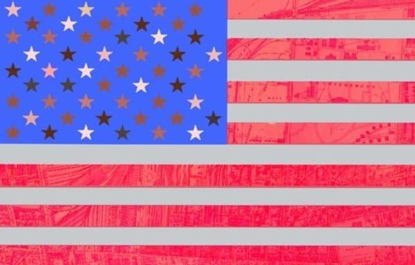 Macy Gray’s American flag. Image via Market Watch