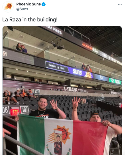 La Raza in the building!