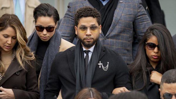 Jussie Smollett Leaves Court