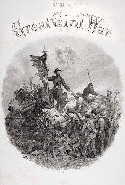 Allegorical Engraving from “The Great Civil War: A History Of The Late Rebellion” by Robert Tomes & Benjamin G. Smith (1865) (Credit Image: © Ken Welsh/Design Pics via ZUMA Wire)