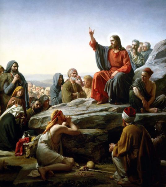 The Sermon on the Mount by Carl Bloch.