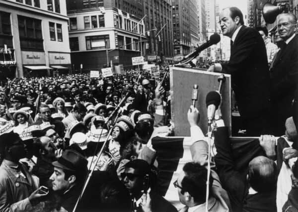 Hubert Humphrey in 1968