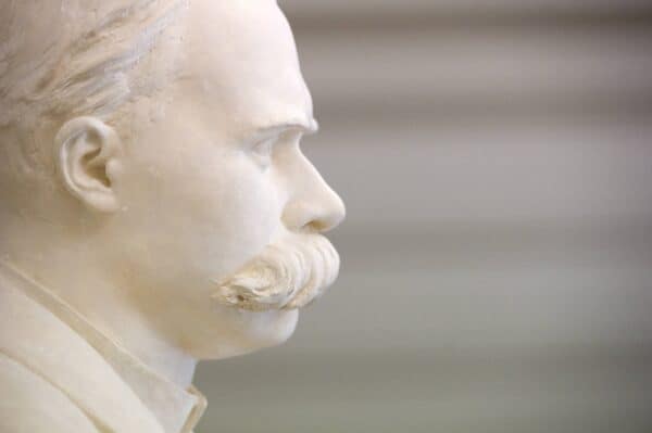 Nietzsche Bust in Profile