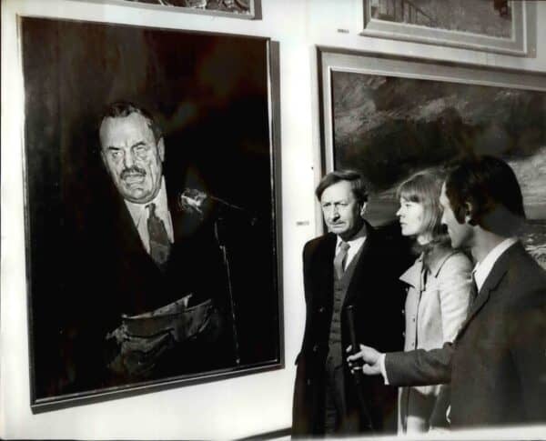 Painting of Enoch Powell