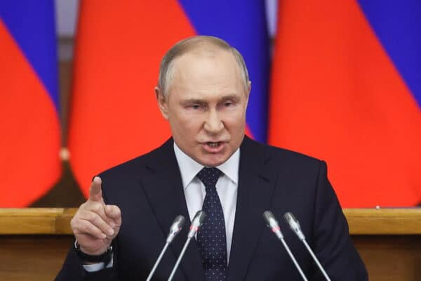 President Vladimir Putin Makes a Speech