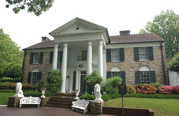 Graceland mansion. (Credit Image: © Janet Gough/Avalon via ZUMA Press)