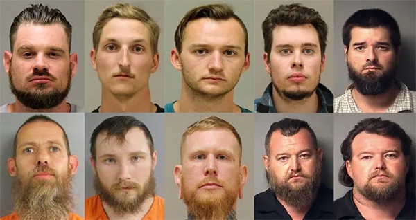 Suspects in the Governor Whitmer “kidnapping plot.”