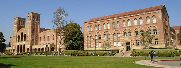 Royce Hall and Haines Hall at UCLA. Credit: Beyond My Ken, CC BY-SA 4.0, via Wikimedia Commons