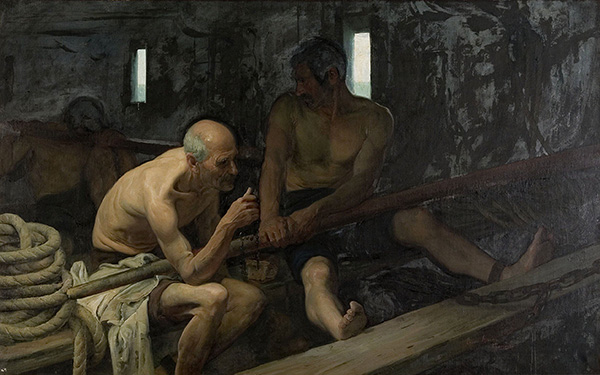 Galley Slave by César Álvarez Dumont, 1895.